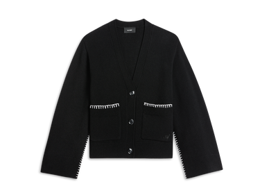 Sveter AXEL ARIGATO Glaze Relaxed Cardigan Čierna | A2134001, 1