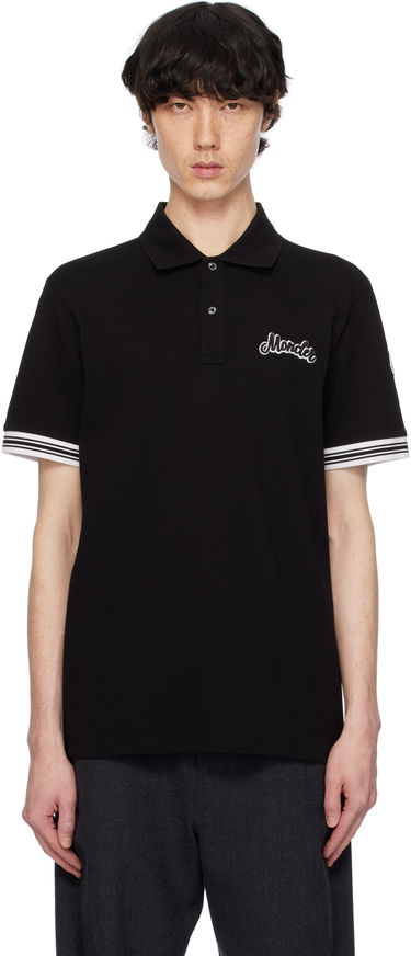 Polo tričko Moncler Archivio Short Sleeve Polo Čierna | K10918A00006899UR, 0