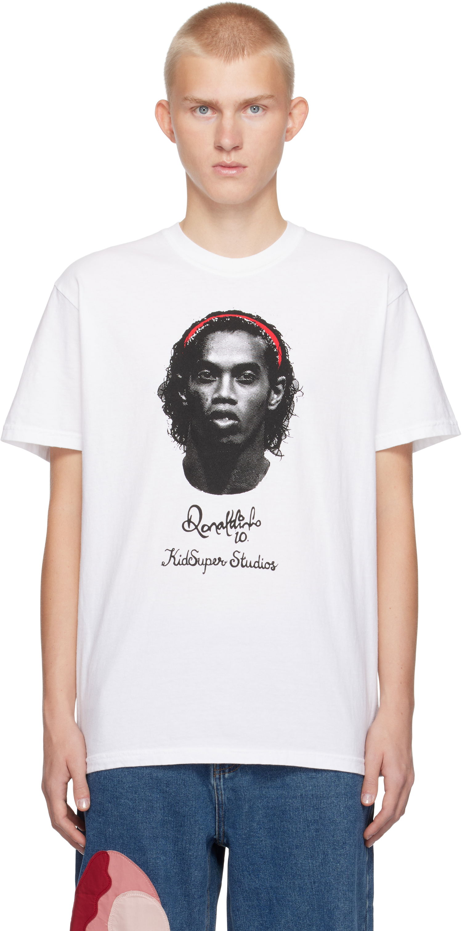 Tričko KidSuper Portrait T-shirt Biela | AW24-TEE-25, 0