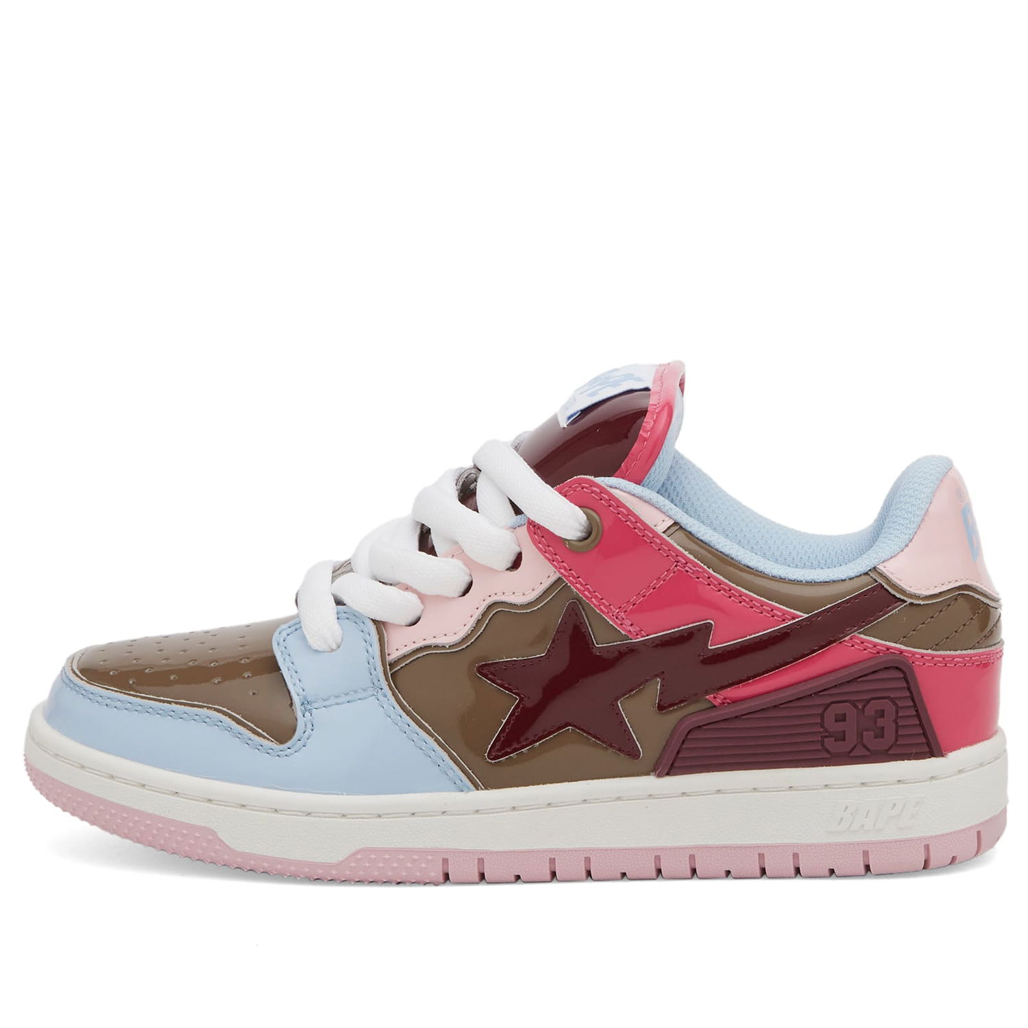 Tenisky a topánky BAPE Bathing Ape New Sk8 Sta #2, Size UK 3.5 Rôznofarebný | 001FWL302311L-BLU, 0