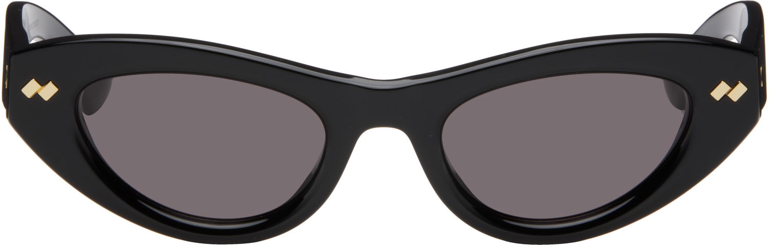 Slnečné okuliare Bottega Veneta Bottega Veneta Bold Ribbon Stud Cat Eye Sunglasses Čierna | BV1350S-001, 0
