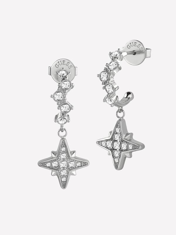 Náušnice GUESS Earrings Šedá | JUBE03322JW, 0