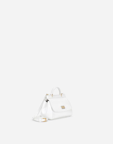 Kabelka Dolce & Gabbana Dolce & Gabbana Mini Sicily Patent Leather Bag Biela | EB0003A106787682, 2