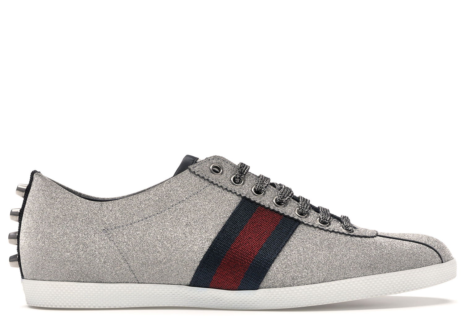 Tenisky a topánky Gucci Bambi Web 'Silver' Metalická | 414684 KW040 8162, 0