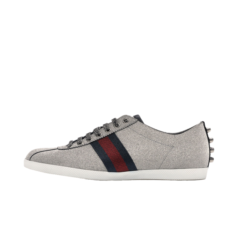 Tenisky a topánky Gucci Bambi Web 'Silver' Metalická | 414684 KW040 8162