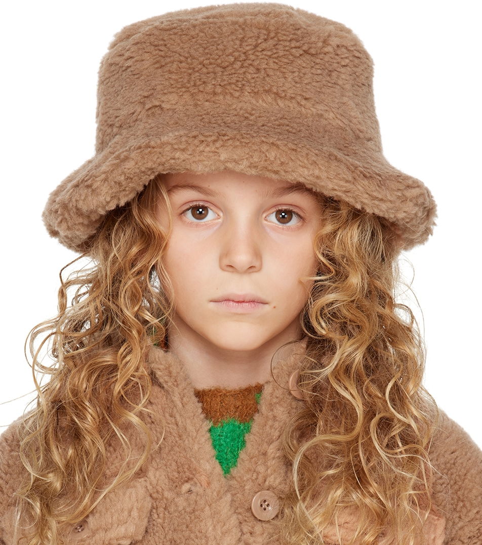 Klobúk STAND STUDIO Stand Studio Kids Wera Faux-Fur Bucket Hat Hnedá | 61526-9040, 0