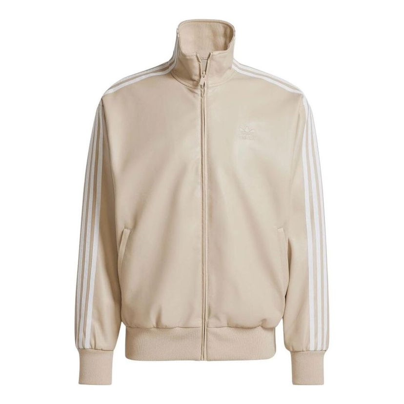 Bunda adidas Originals Firebird Adicolor Three Stripes Loose Jacket Béžová | IZ4036