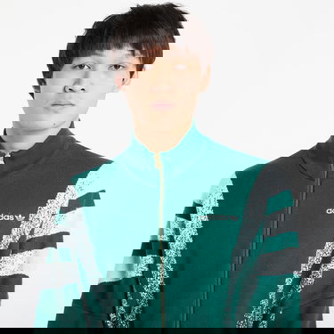 Bunda adidas Originals Santiago Full-Zip Knit Jacket with Speckled Stripes Zelené | KE4603, 1