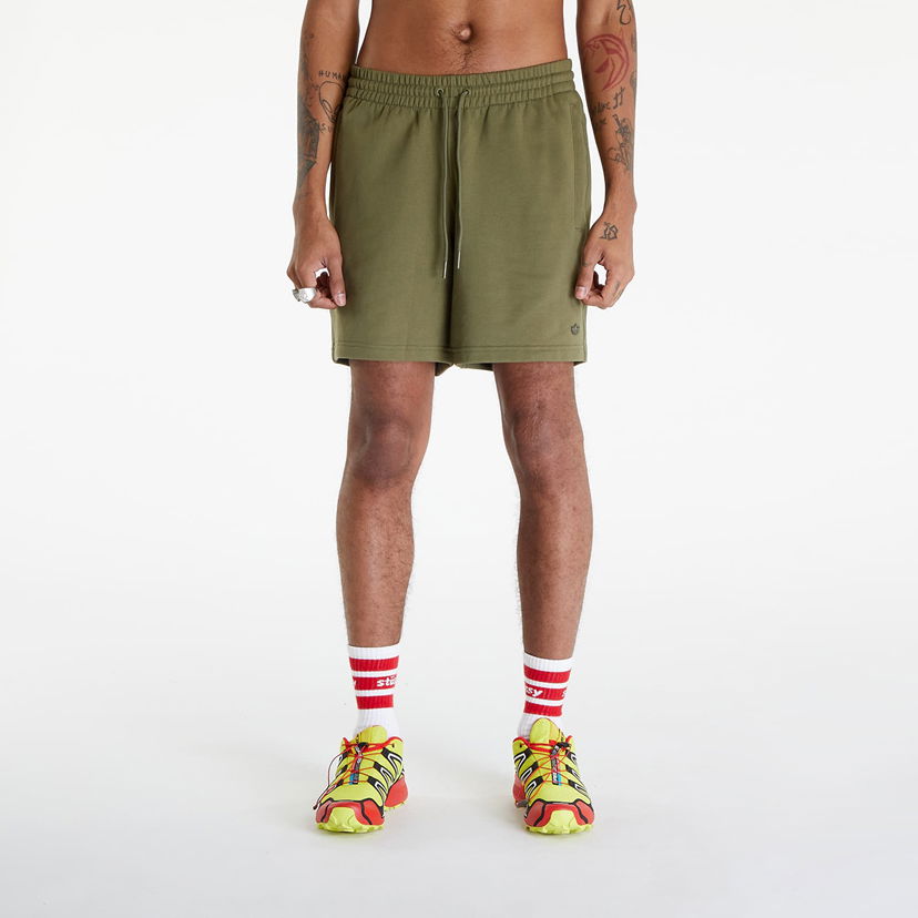Šortky adidas Originals Premium Essentials Frote Short Focus Olive Zelené | IR7878