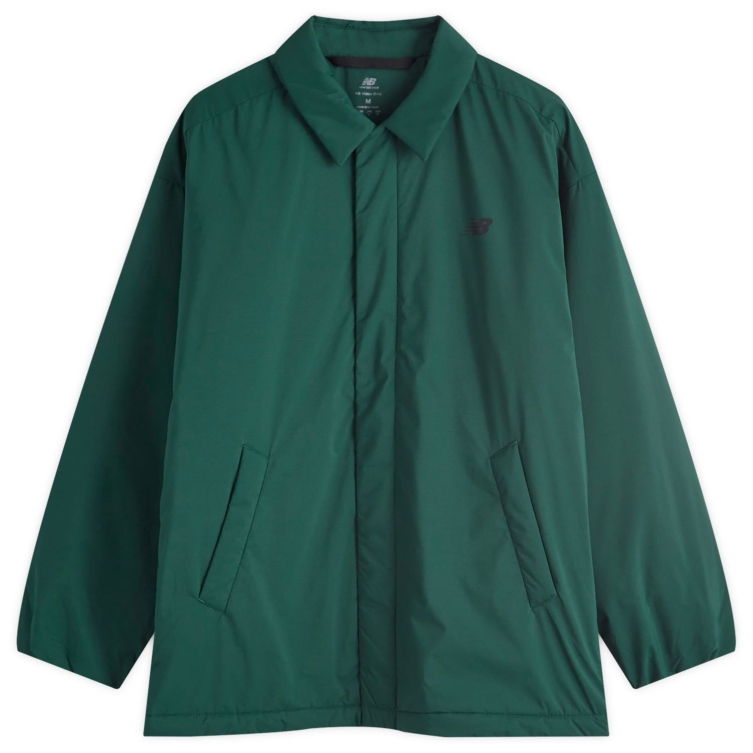 Bunda New Balance Coaches Jacket Zelené | MJ43504-NWG, 0