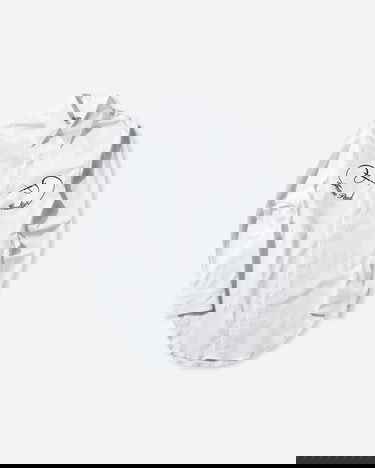 Košeľa Jean Paul Gaultier Jean Paul Gaultier Signature Graphic Oversized Shirt Biela | 26-01-W-ST050-C071 0100, 1