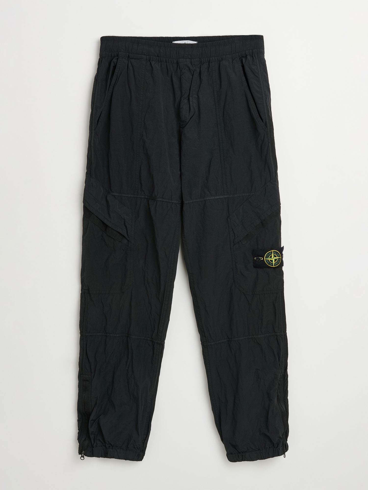 Nohavice Stone Island Loose Metal Nylon Pants Čierna | 801531719 V0029, 0