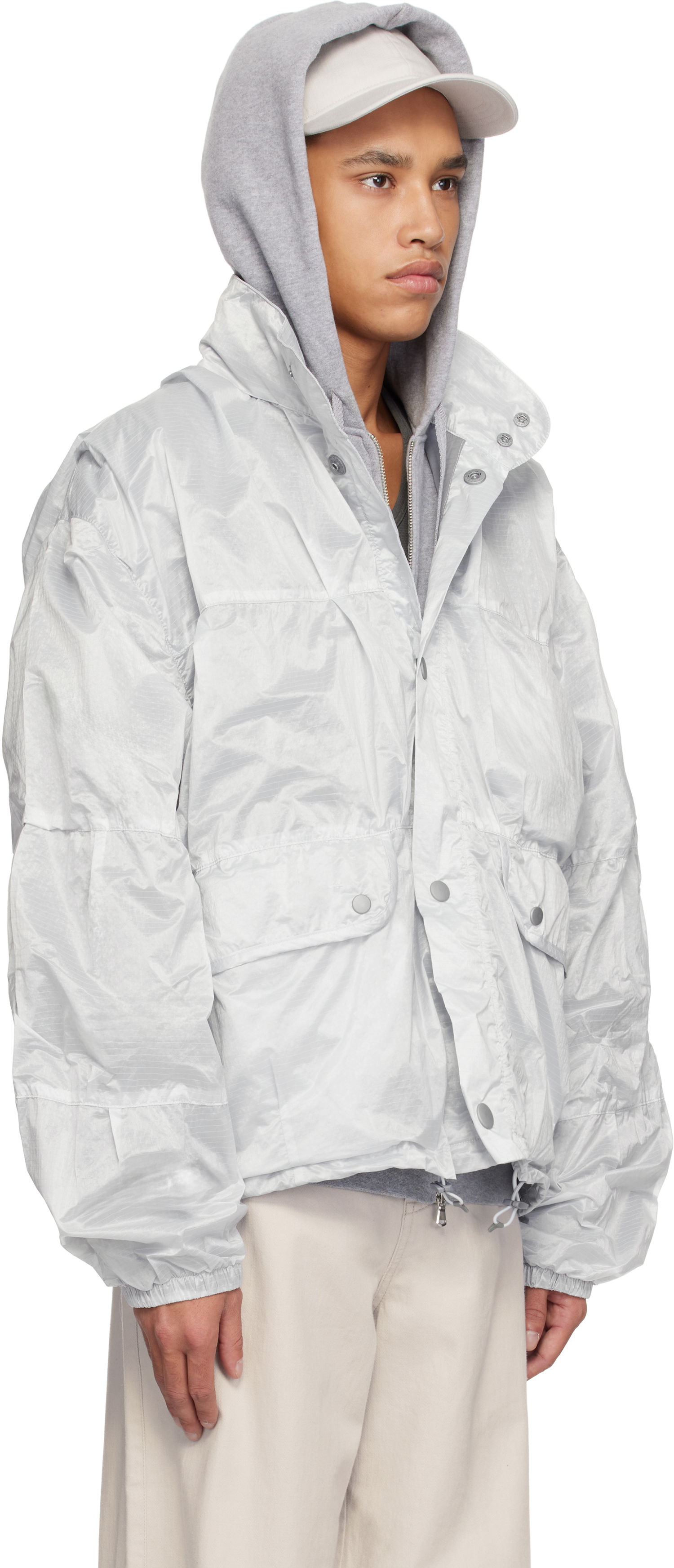 Vetrovka OUR LEGACY Our Legacy Exhale Puffa Jacket Biela | M2251EVC, 1