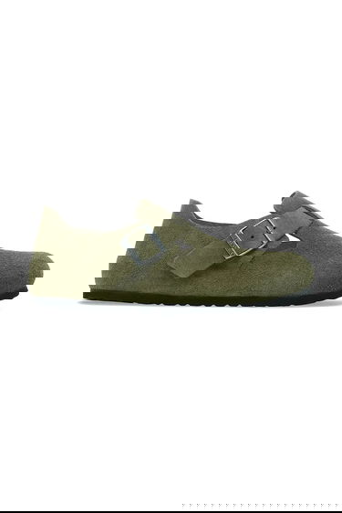 Tenisky a topánky Birkenstock Birkenstock London Suede Flat Shoes Zelené | 1030829., 0