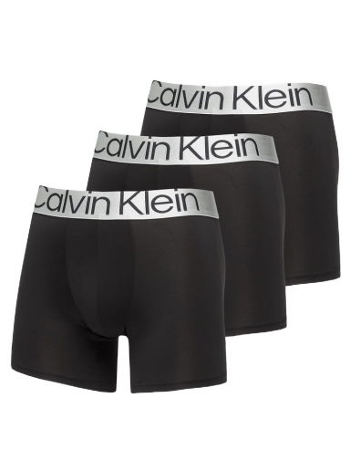 Boxerky CALVIN KLEIN Reconsidered Steel Microfiber Boxer Brief 3 Pack Čierna | NB3075A 7V1