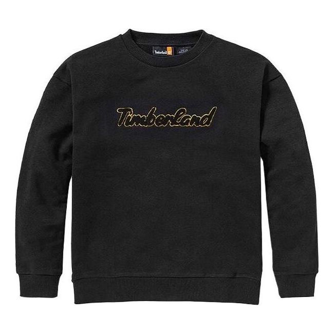 Mikina Timberland Logo Texture Crewneck Sweater Čierna | A6HV5-001, 0