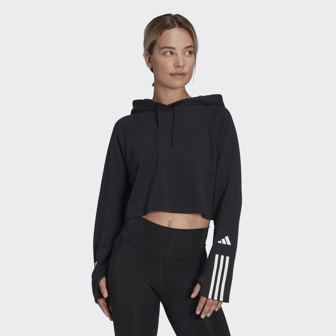 Train Essentials Train Cotton 3-Stripes Hoodie