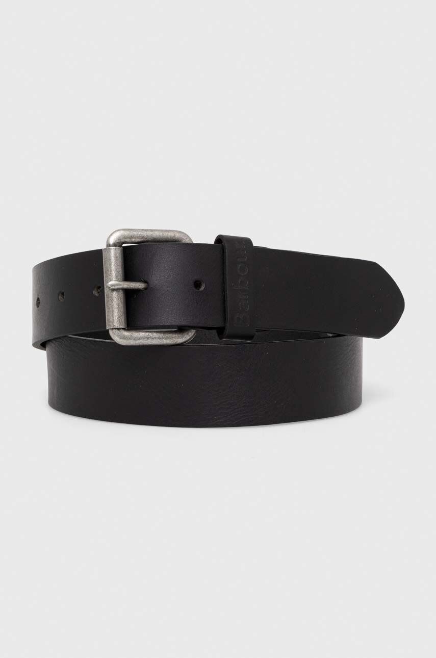 Opasok Barbour Leather Belt Čierna | MAC0111, 0