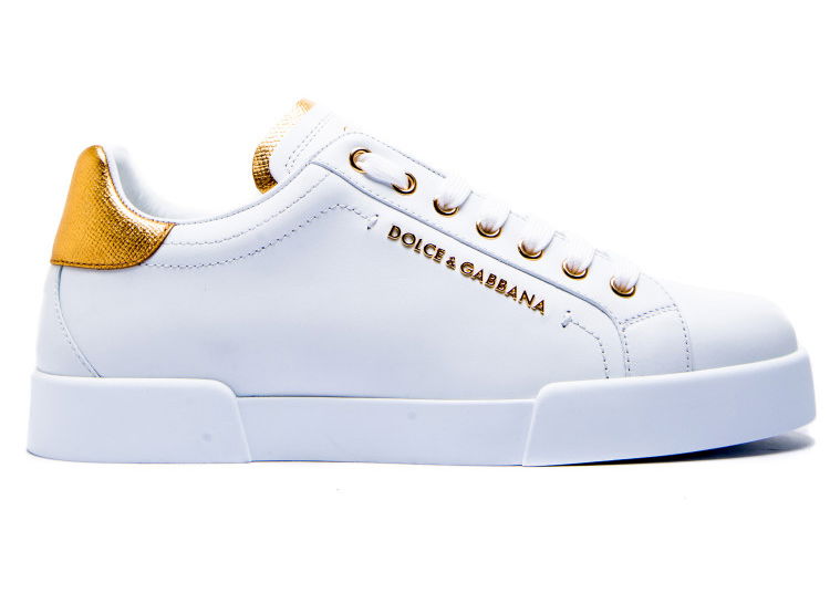 Tenisky a topánky Dolce & Gabbana Portofino Light White Gold Biela | CS1787-AN298-8B996, 0