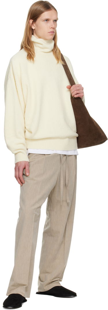 Sveter Fear of God Wool Split High Neck Sweater Biela | FG25FW20-209WBO-051, 3