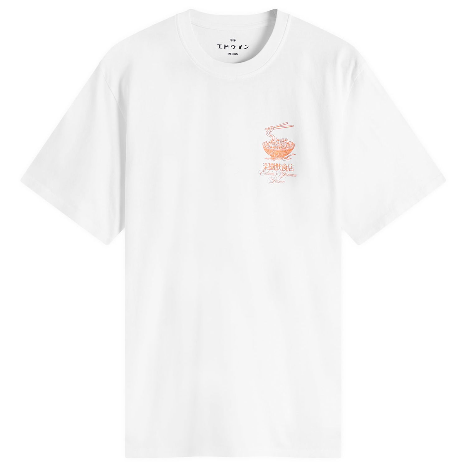 Tričko EDWIN Edwin Ramen Palace Graphic T-Shirt Biela | I035010-0267, 0