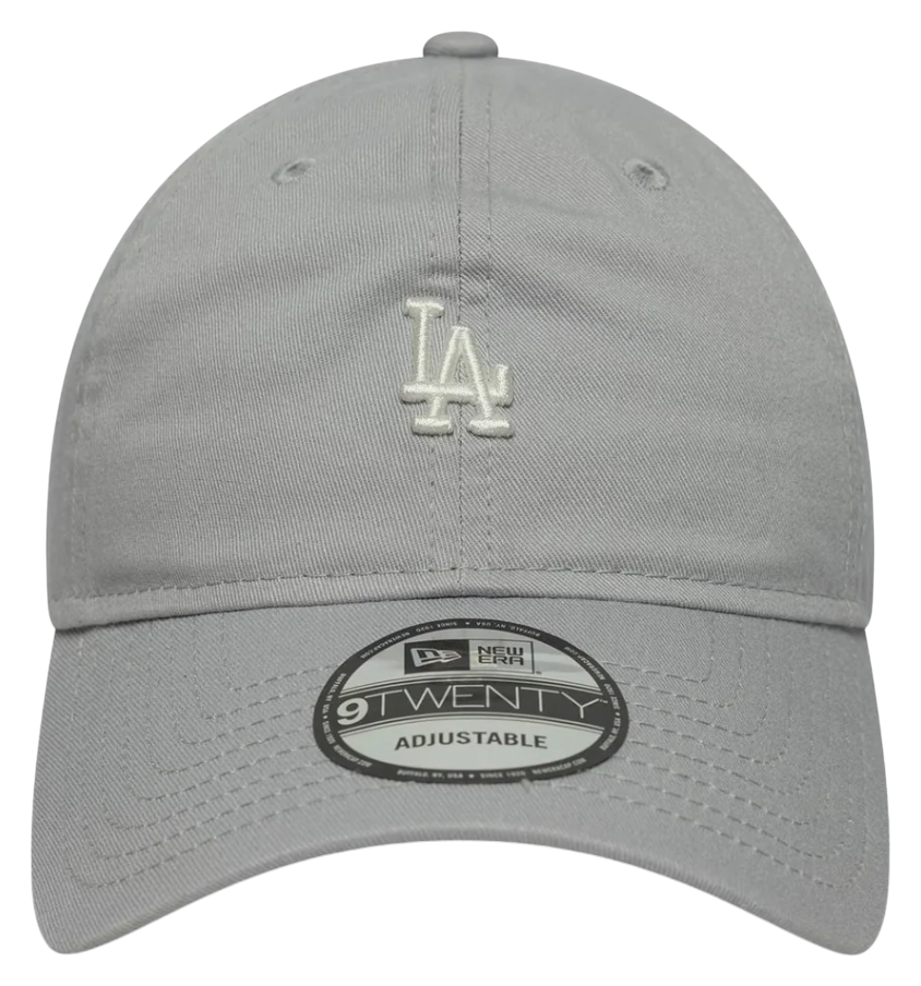 Šiltovka New Era New Era MLB Los Angeles Dodgers Mini Logo Washed 9Twenty Adjustable Cap Šedá | 60667600-60667600, 1