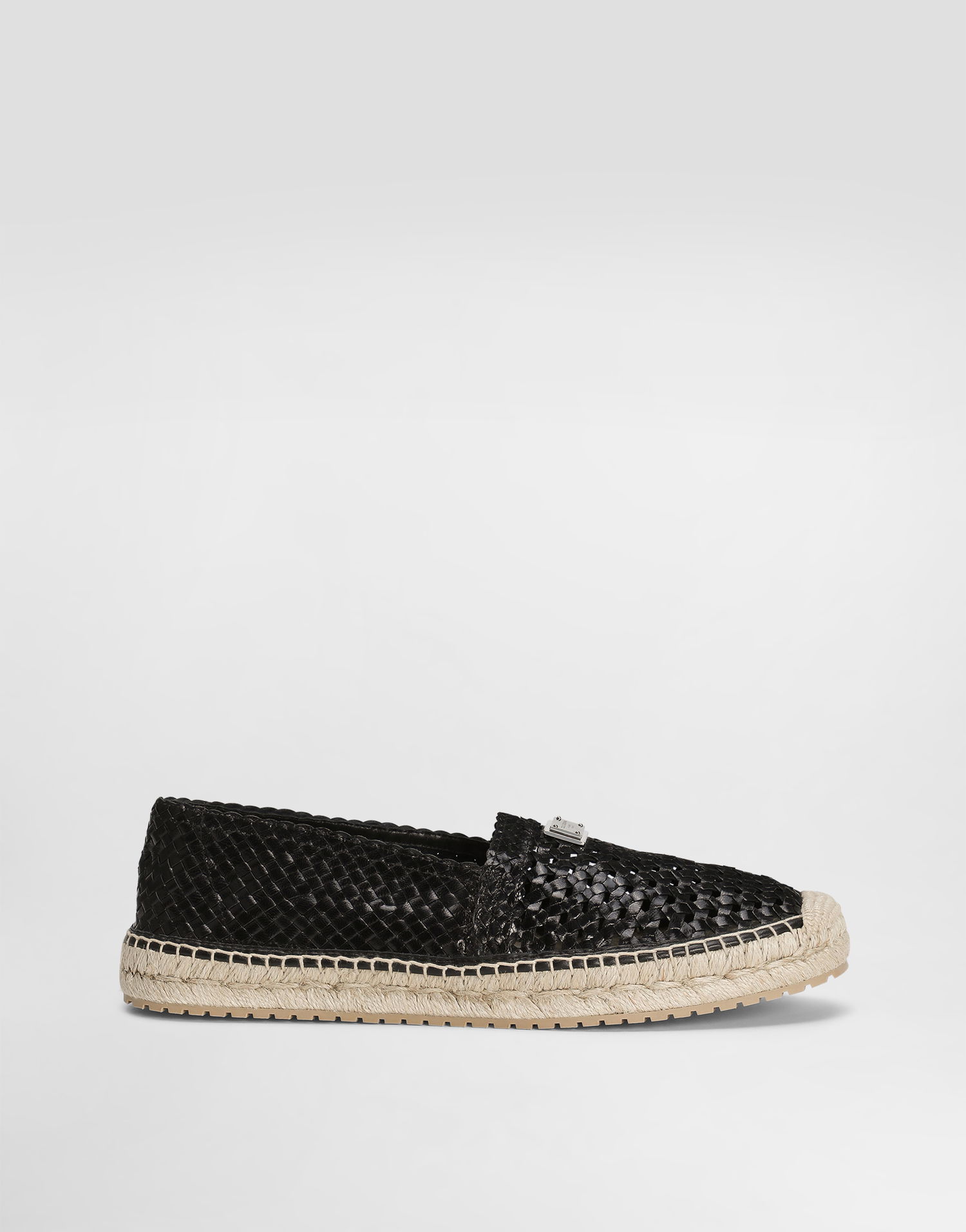 Doplnky Dolce & Gabbana Dolce & Gabbana Calfskin Espadrilles Čierna | A50665A9T5680999, 0
