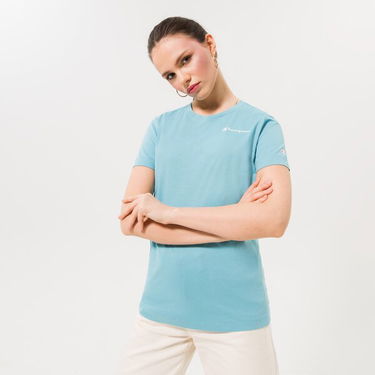 Polo tričko Champion Crewneck Tee Tyrkysová | 115426BS157, 0