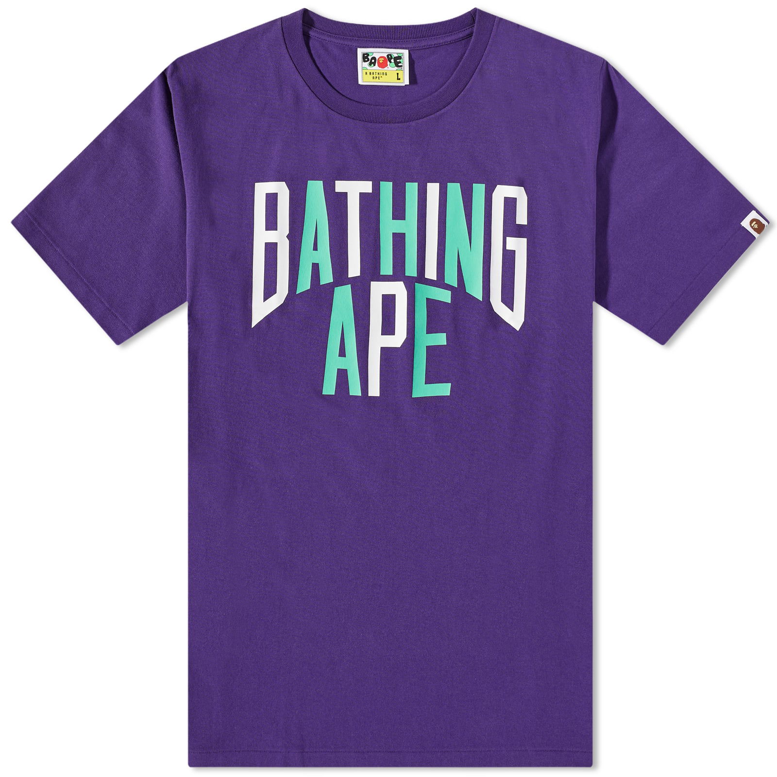 Colours Nyc Logo T-Shirt Purple