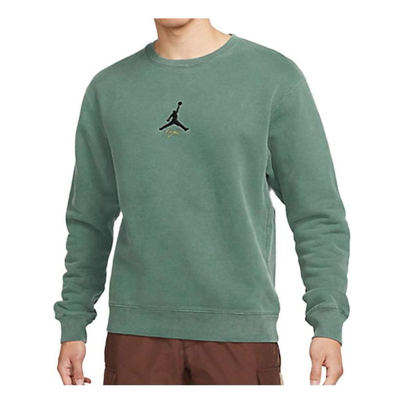 Sveter Jordan Jordan Flight Heritage Fleece Crew Sweatshirt Zelené | DO2308-333