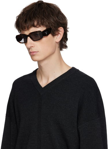 Slnečné okuliare Prada Chunky Geometric Sunglasses Symbole Hnedá | 0PR 17WS 20D50Q49 8056262511459, 3