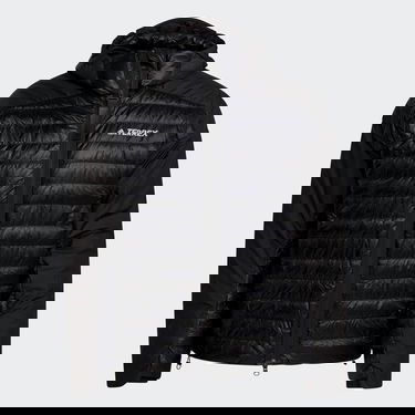 Prešívaná bunda adidas Performance Terrex MYSHELTER Down Hooded Jacket Čierna | GI7295, 1