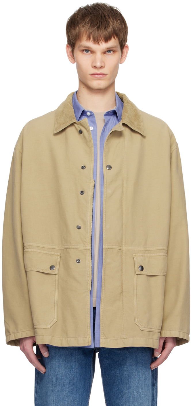Bunda The Row Corduroy Collar Cotton Jacket Béžová | 618-W2965