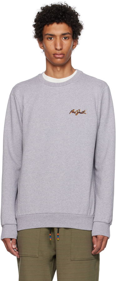 Sveter Paul Smith Paul Smith Embroidered Sweatshirt Šedá | M1R-302S-LP3994, 0