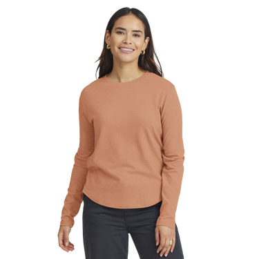 Tričko Allbirds Merino Long Sleeve Tee, Size XS Oranžová | A12106W, 0
