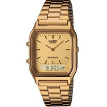 Hodinky CASIO Vintage AQ-230GA-9DMQYES Metalická | AQ-230GA-9DMQYES, 1