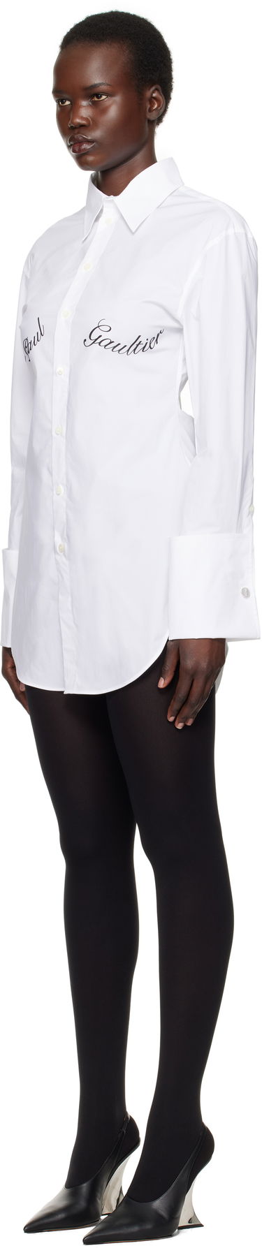 Košeľa Jean Paul Gaultier Jean Paul Gaultier Print Shirt Biela | 25/33-F-CH088I-C071-01, 3