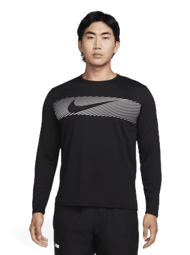 Mikina Nike Miler Flash Dri-FIT UV Čierna | FB8552-010
