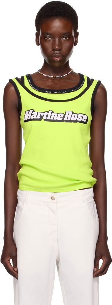 Tielko Martine Rose Martine Rose Folded Vest Tank Top Žltá | 634JS03404, 0