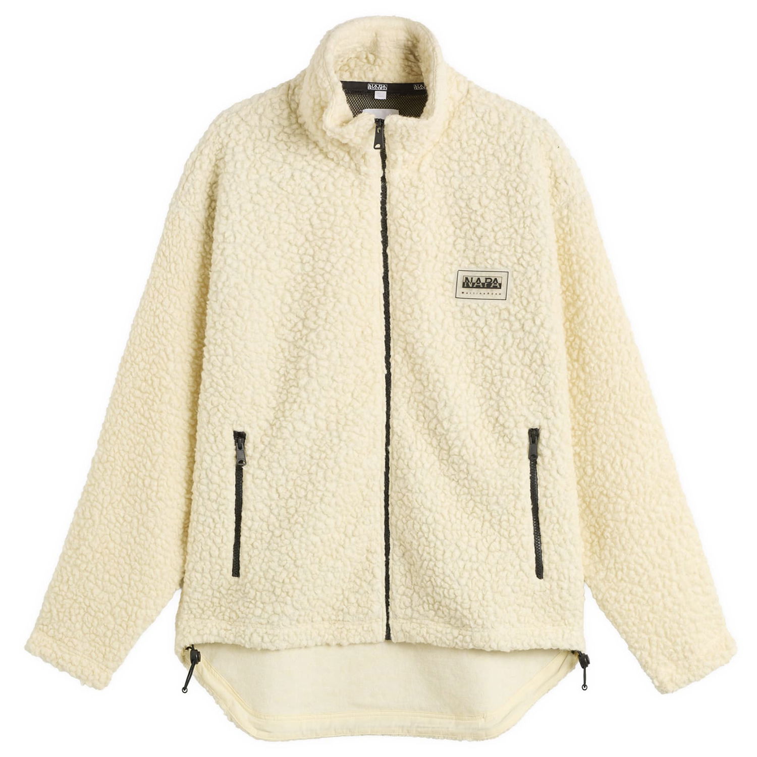 Bunda Napapijri Martine Rose Logo Fleece Jacket Béžová | NP0A4IG7-N1A, 1