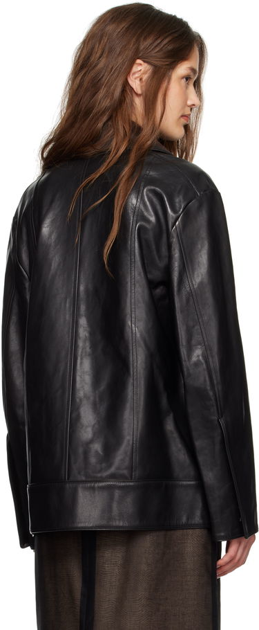 Bunda Jil Sander Jil Sander Boxy Fit Leather Biker Jacket Čierna | J03BN0183_J07207, 2