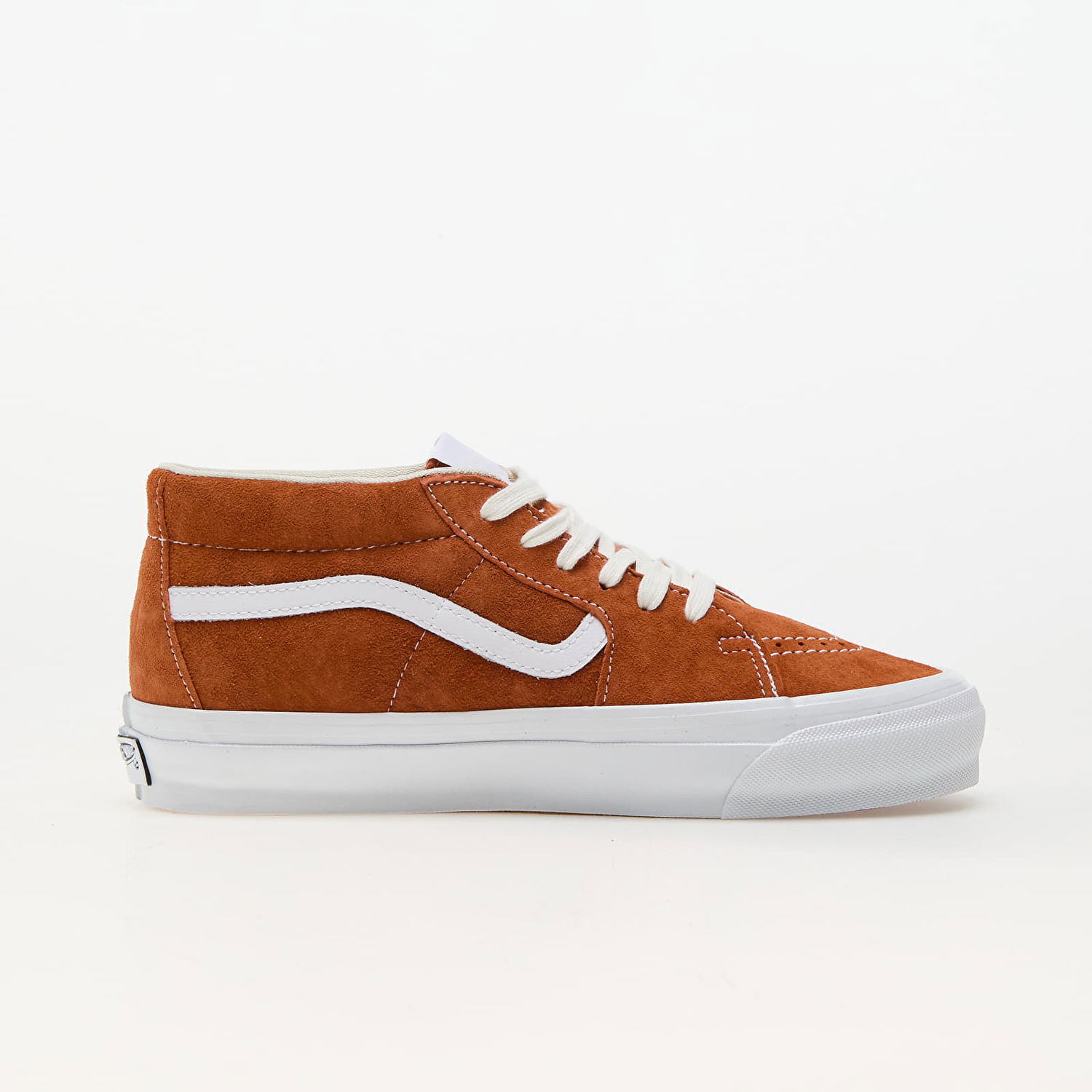 Tenisky a topánky Vans Sk8-Mid Reissue 83 LX Pig Suede Amber Hnedá | VN000CQQ8B91, 1