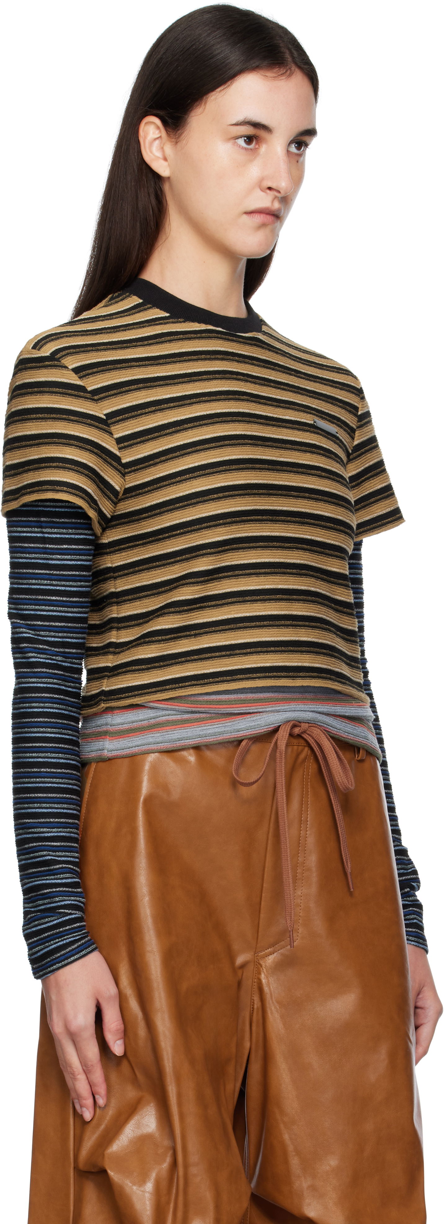 Tričko Andersson Bell Andersson Bell Striped Long Sleeve T-Shirt Rôznofarebný | atb1353w, 1
