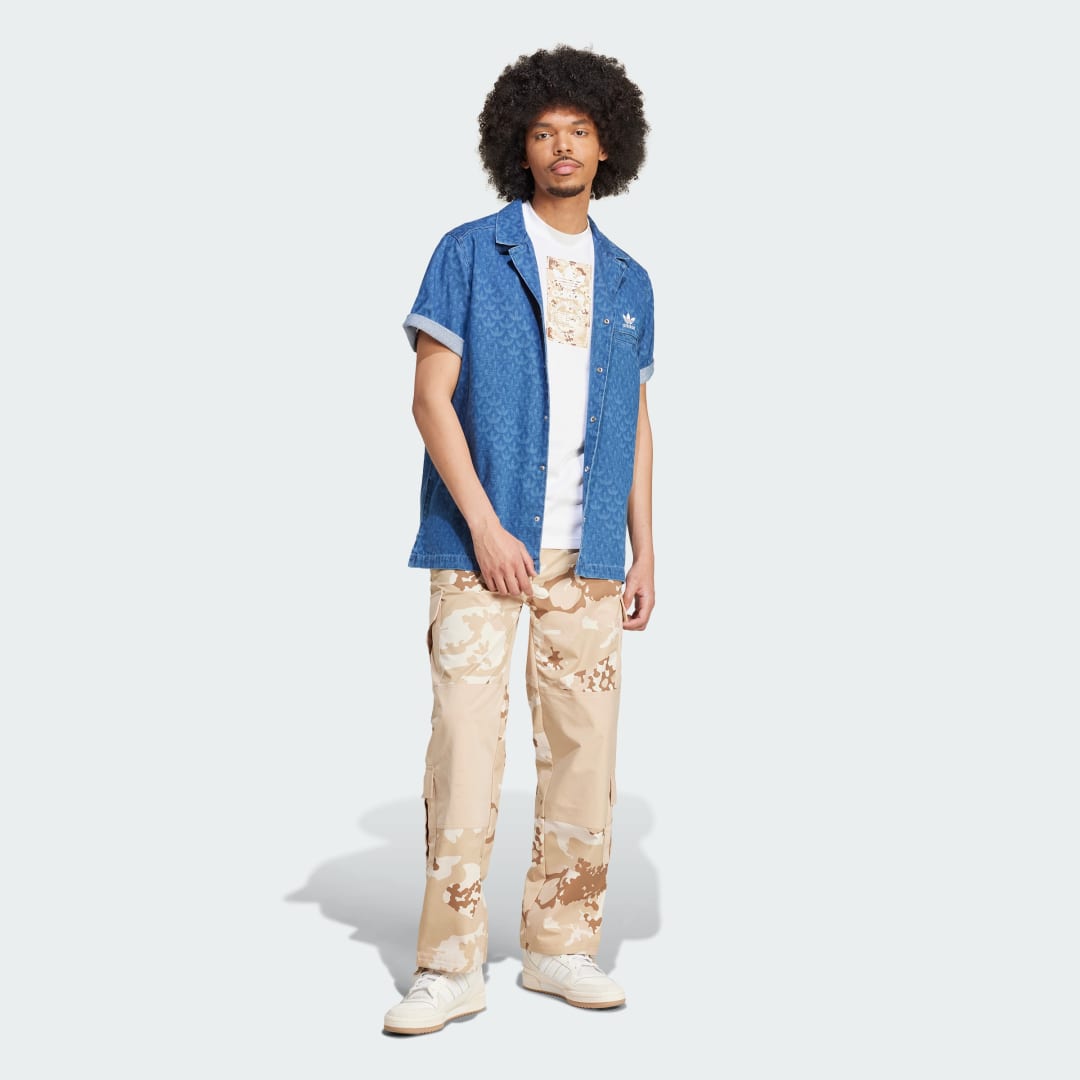 Tričko adidas Performance Camo Label Biela | IX6743, 1