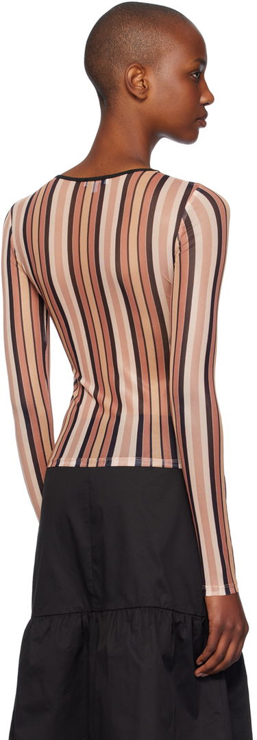 Tričko Miaou Miaou Striped Long Sleeve T-Shirt Rôznofarebný | 7029PM2SST, 2