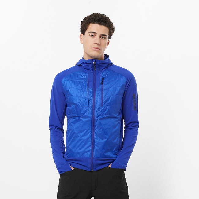 Mikina Salomon Hybrid Jacket Modrá | LC2291500, 0