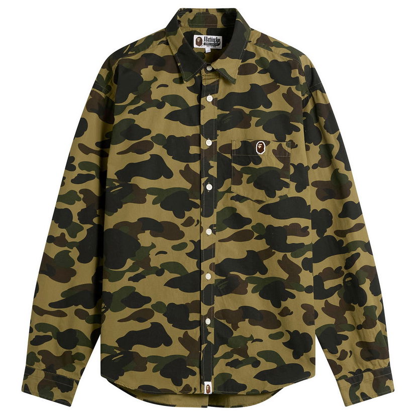 Košeľa BAPE 1st Camo One Point Shirt Rôznofarebný | 001SHL801005M-GRN