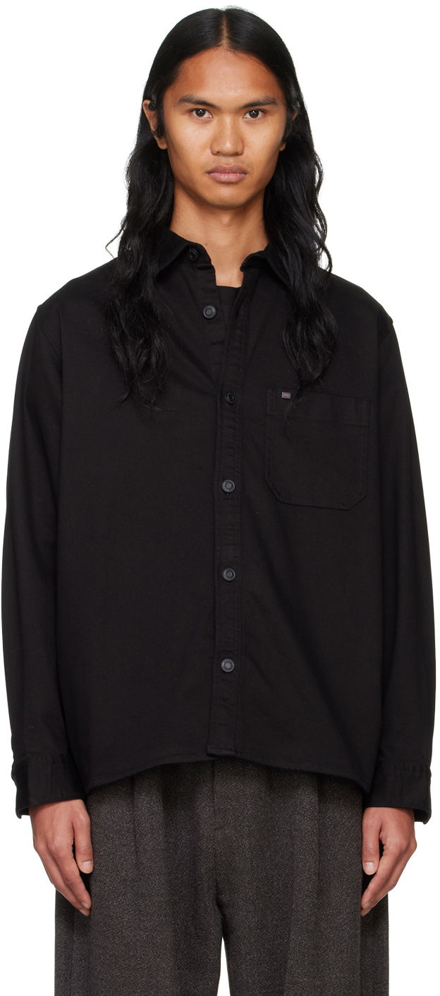 Košeľa BOSS Loose-Fit Denim Shirt Čierna | 50527434, 0