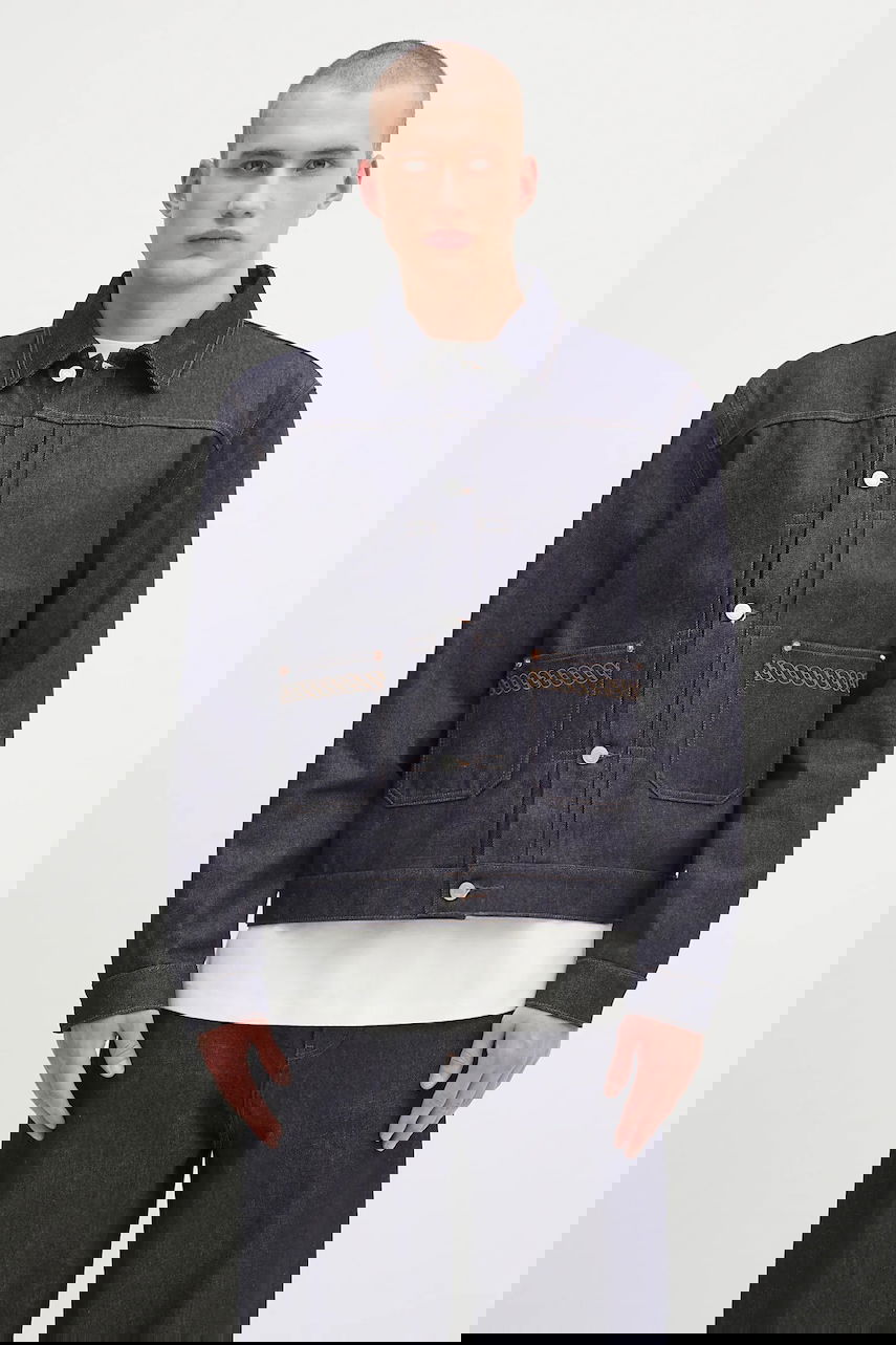 Bunda Drôle de Monsieur Drôle de Monsieur La Veste Denim Jacket Modrá | H.JT172.CO211, 0