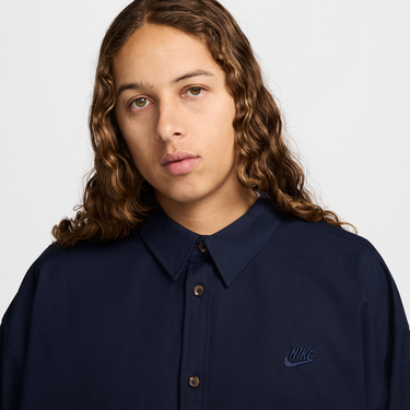 Košeľa Nike Nike Club Oxford Loose Fit Long Sleeve Shirt Navy | HM9590-451, 4